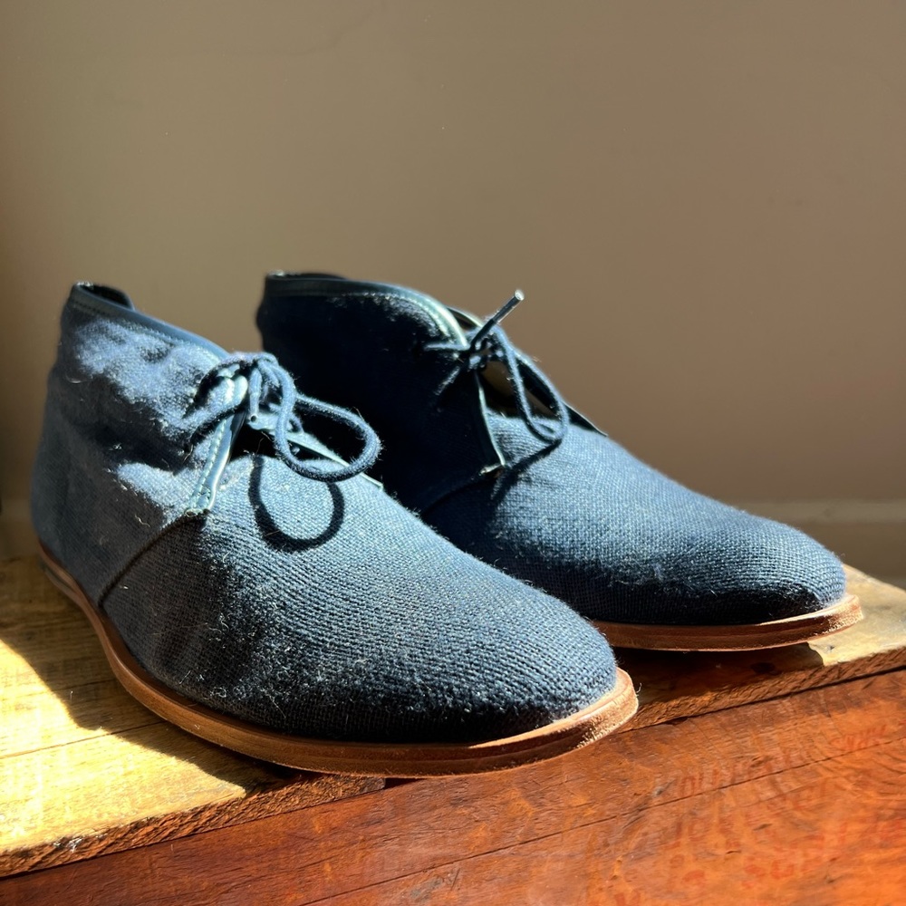 Opening Ceremony EU size 43 (US size 10) Blue Chukka Boots Made in Portugal